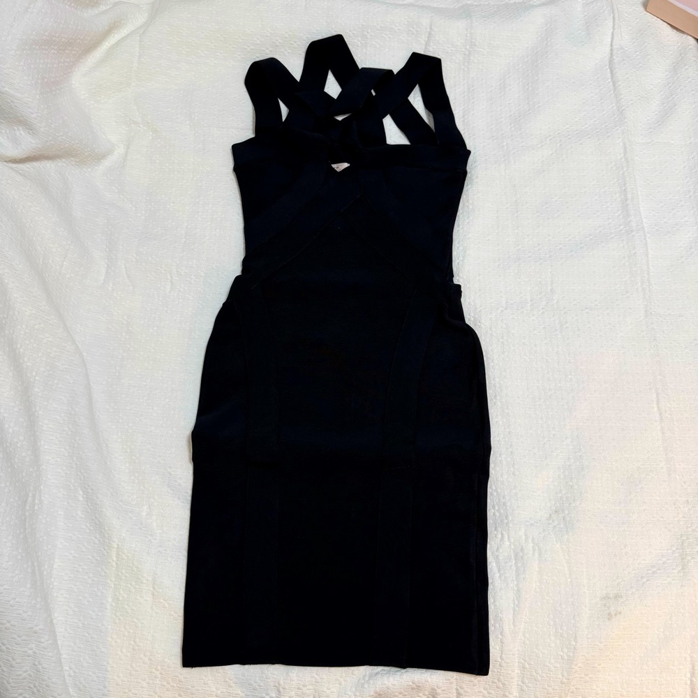 House of CB black strappy finia Dress size Small